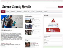 Tablet Screenshot of greeneherald.com